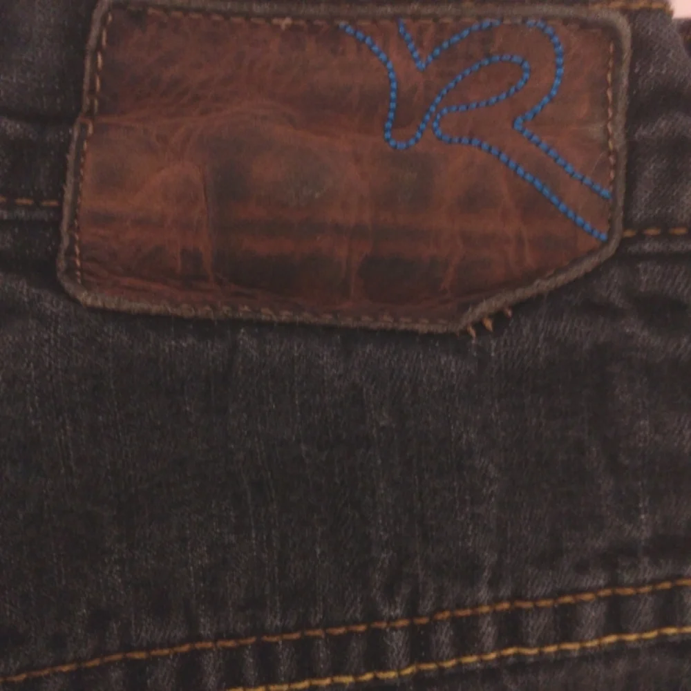 Rocawear men's sz 34 straight leg gray distressed denim jeans made in Hong Kong - Picture 4 of 10